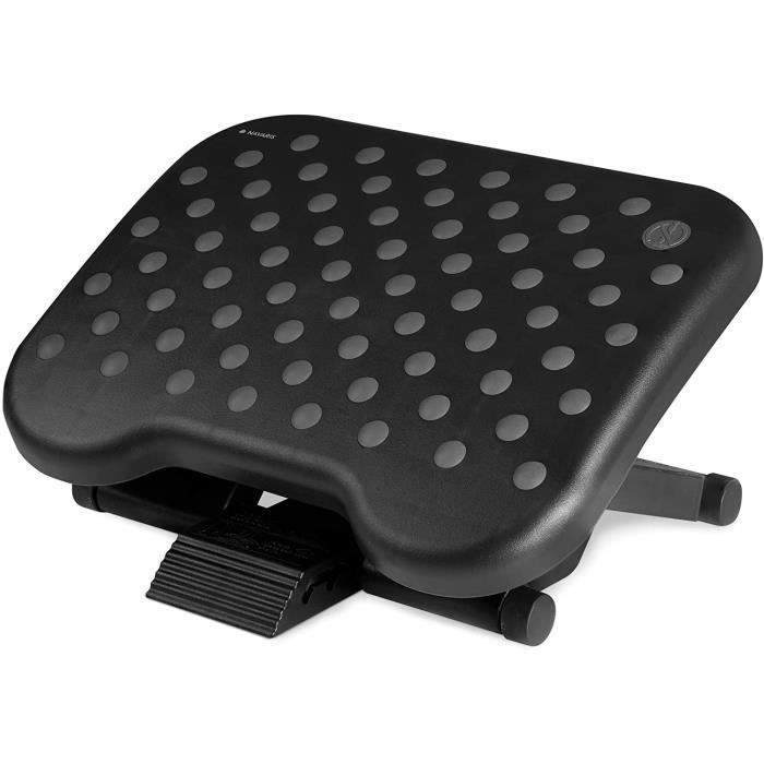 repose-pieds de bureau - repose pieds ergonomique - appui pied à picots avec angle réglable pour chaise siège gaming fauteuil cana