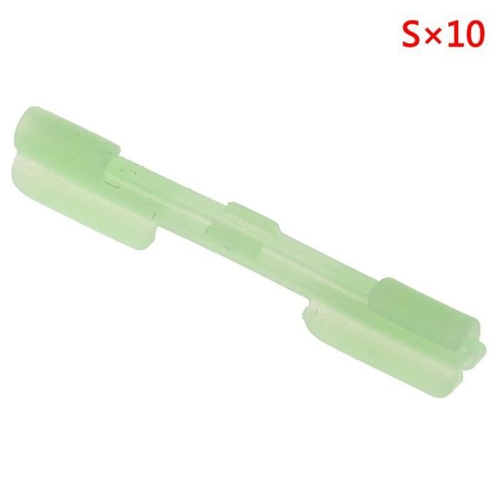 QualyQualy 100 Bâtons Lumineux Pêche De Nuit - Glow Stick M L XL Pour Canne à Pêche