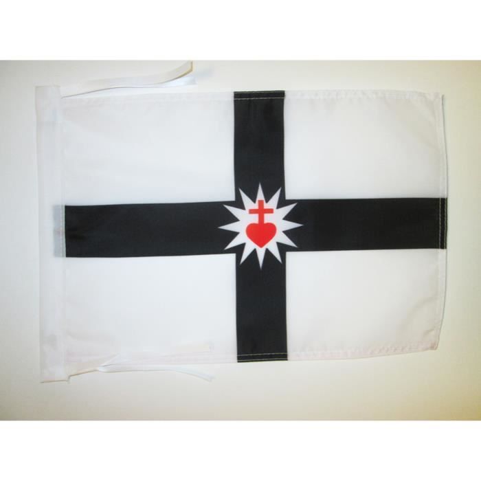 Drapeau AZ FLAG Vendée – Armoiries 45x30cm, Pavillon Vendéen, Neuf Avec étiquettes