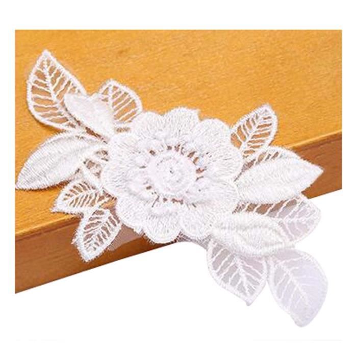 Set Of 2 Tissu Autocollant Stickers décoratifs élégante broderie dentelle Cdiscount BeauxArts
