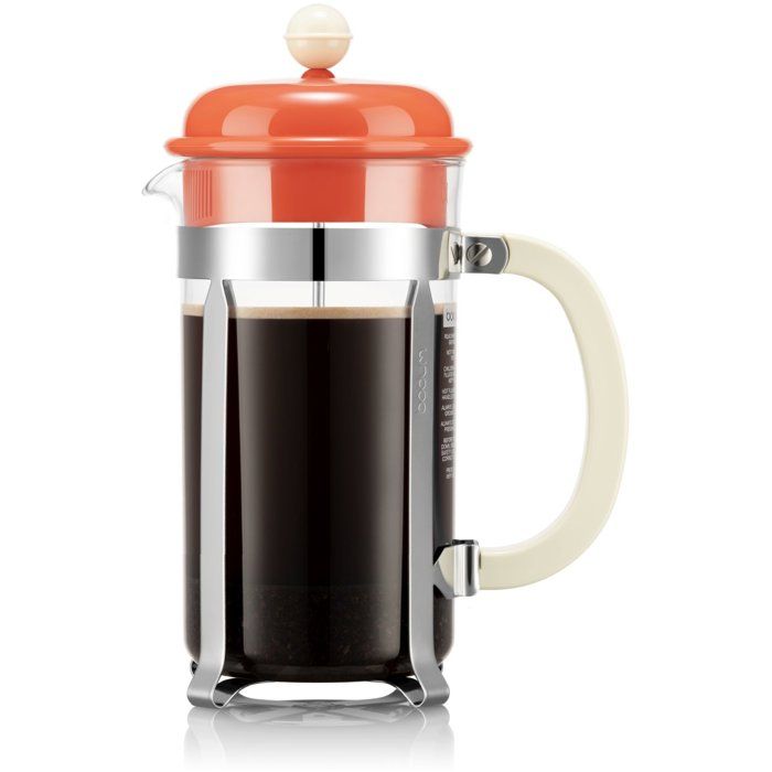 Cafetière à piston avec verseuse - BODUM - Caffettiera - En verre - 8 tasses - 1 L