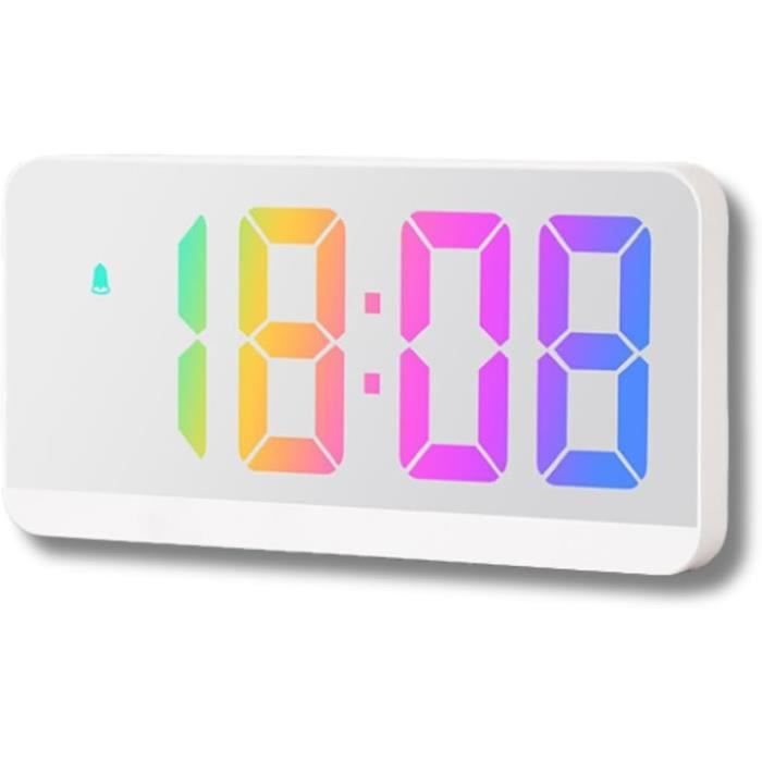 Réveil Numérique Led Avec Alarme, Température, Calendrier Et Design Réveil Numérique Led Avec Alarme, Température, Calendrier Et Design