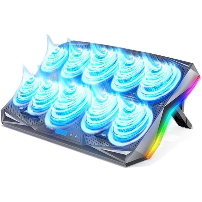 CoolBox Base De Refroidissement Portable Jusqu'à 17,3" Avec 5