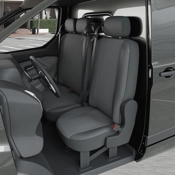 FORD DBS - Housse si&egrave;ge Auto / Utilitaire - Sur Mesure pour  Transit (De 04/2010 &agrave; 03/2014) 1 si&egrave;ge + banquette