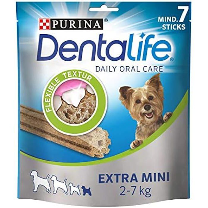 Comparer les prix de Friandises pour chien Purina DentaLife - Pack de 5 (5 x 69 g) - Soin dentaire quotidien