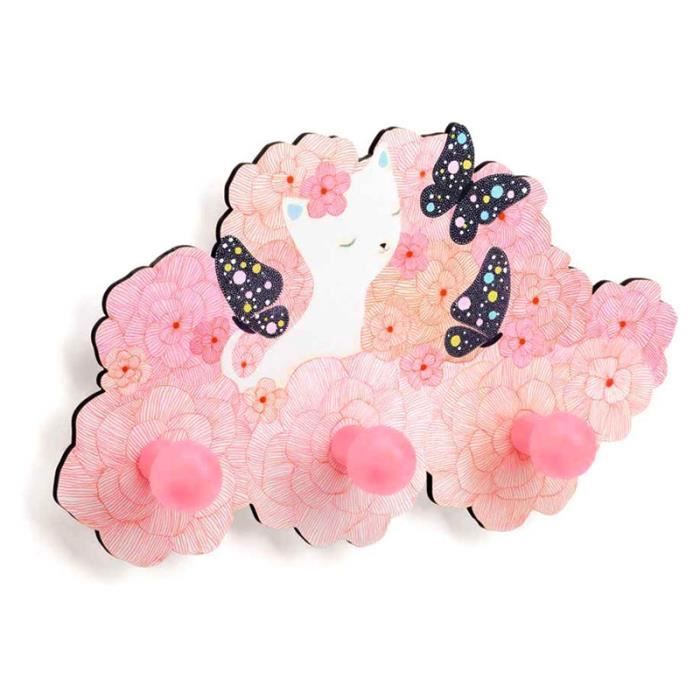 Patere En Bois Chat Cdiscount Puericulture Eveil Bebe