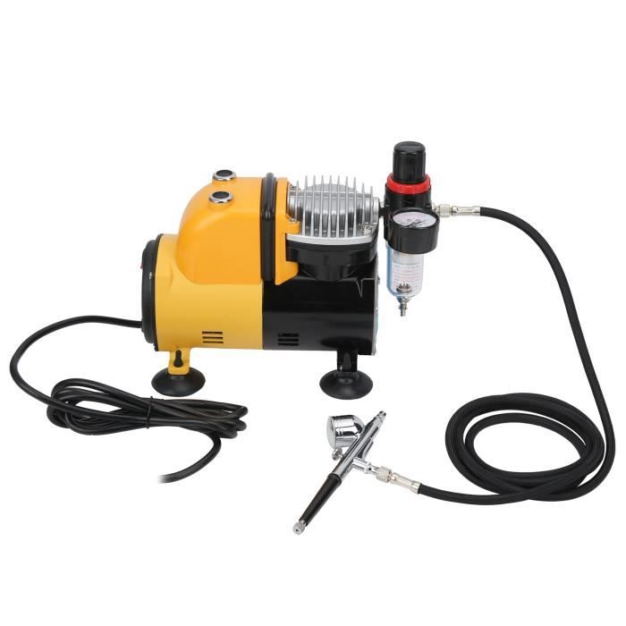 U.S. Cake Supply - Kit de système d'aérographe portable sans fil – 15 à 30 psi, kit d'artiste professionnel rechargeable, comment guider – Décoration de gâteaux, cupcakes, peinture, loisirs créatifs