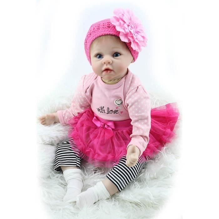 Duyaer Poupee Poupon Bebe Reborn Silicone Yeux Bleus 1 2kg 55cm Pink Cdiscount Jeux Jouets Duyaer Poupee Poupon Bebe Reborn Silicone Yeux Bleus 1 2kg 55cm Pink Cdiscount Jeux Jouets