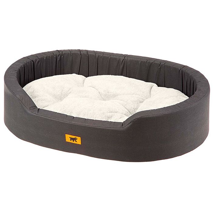Ferplast DANDY F Panier avec coussin double-face. 6 tailles 45 - 45 x 35 x h 13 cm - Gris