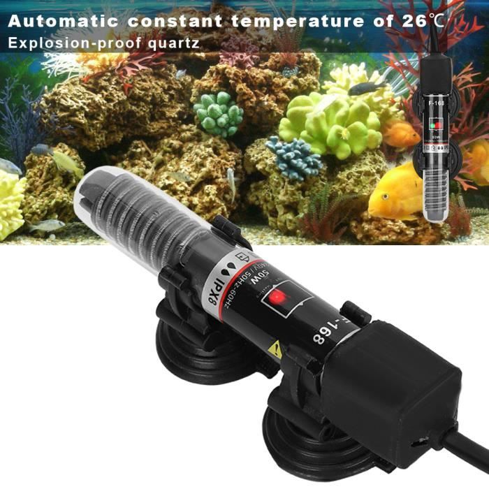 Tige Chauffante Pour Aquarium 50 W - Température Constante 26°C, Neuf, Générique