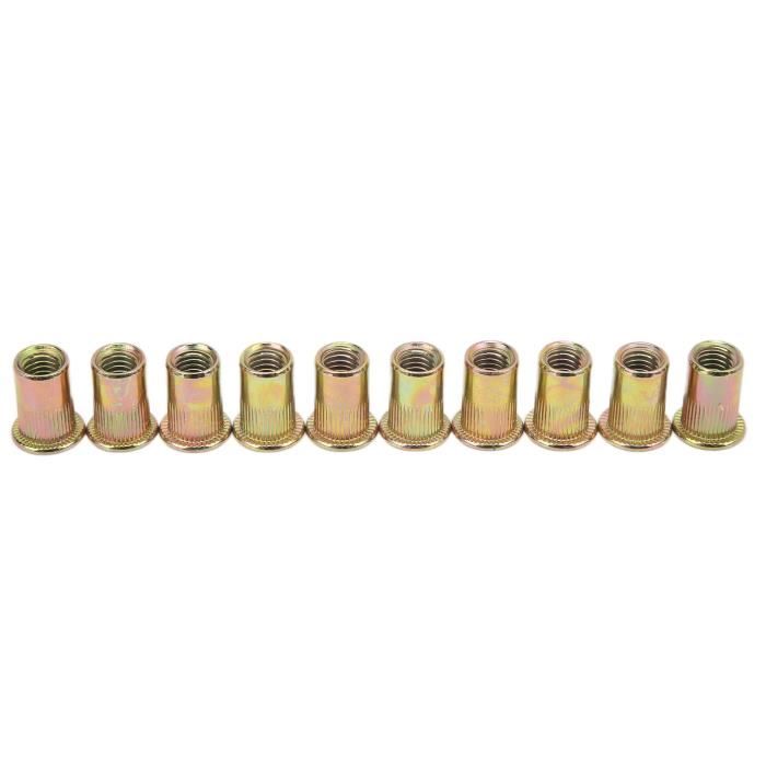 Garosa Écrous insert à rivet 10pcs Écrous à Riveter Insert de Rivet ...
