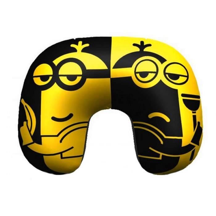 Cale Tete Les Minions Tour De Cou Voyage Voiture Coussin Gonflable Guizmax Cdiscount Puericulture Eveil Bebe