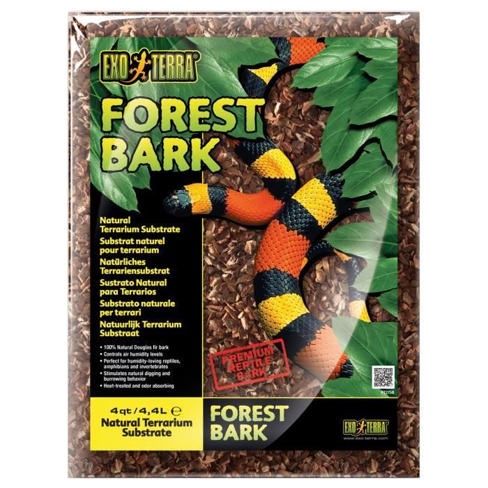 Substrat Naturel Forest Bark 4.4 L - Pour Terrarium