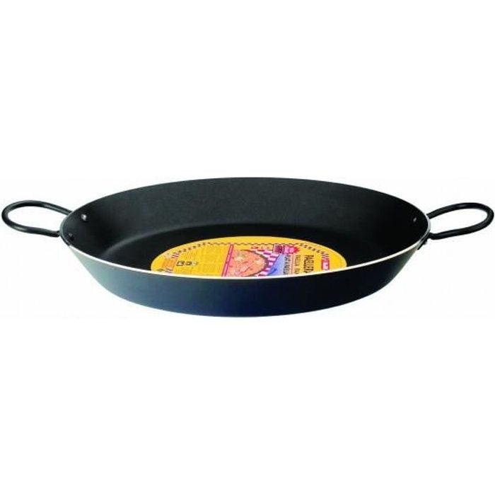Plat à Paella Nero 50 cm Aluminium  -