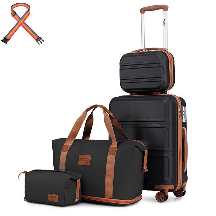 Kono Set de Valises de Voyage Rigide Bagage Cabine 51cm avec