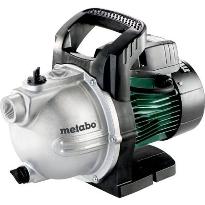 Pompe de jardin METABO P 2000 G - 450 W - Pour l'arrosage et le pompage - Moteur à condensateur