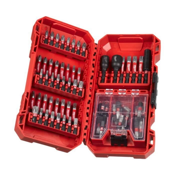Set dembouts - MILWAUKEE - Shockwave GEN 3 - 75 pièces - Acier - Torx