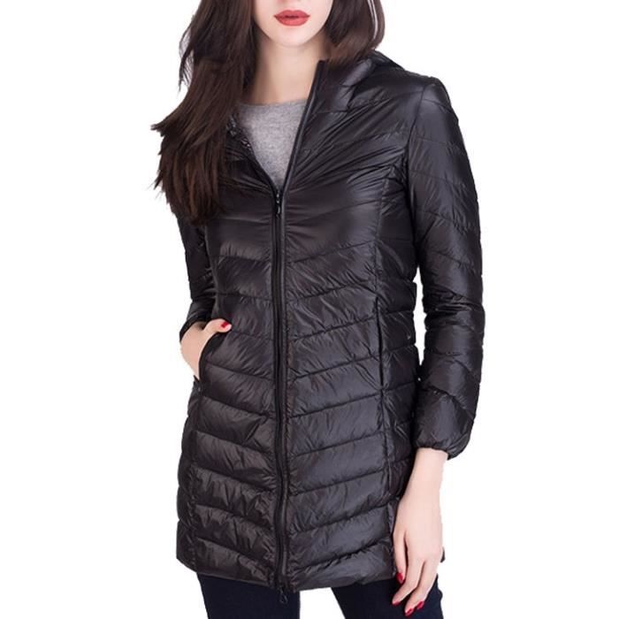doudoune noire femme