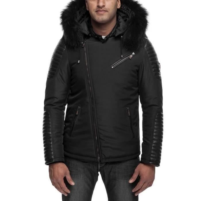 Doudoune homme cuir Achat Vente pas cher Doudoune Homme Cuir d'occasion
