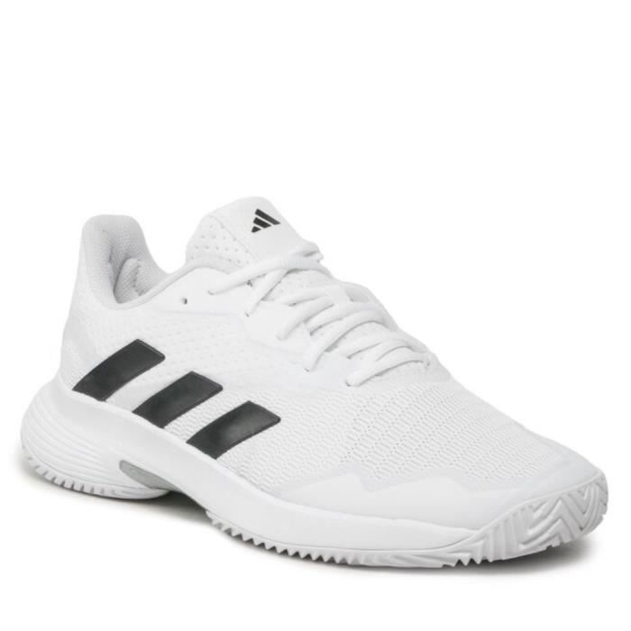 Adidas Chaussures de tennis ADIDAS Courtjam Control Blanc - Homme/Adulte - Synthétique - Lacets - Plat
