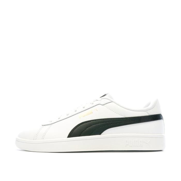 Puma Baskets Blanches/Noires Homme Puma Smash 3.0 390987