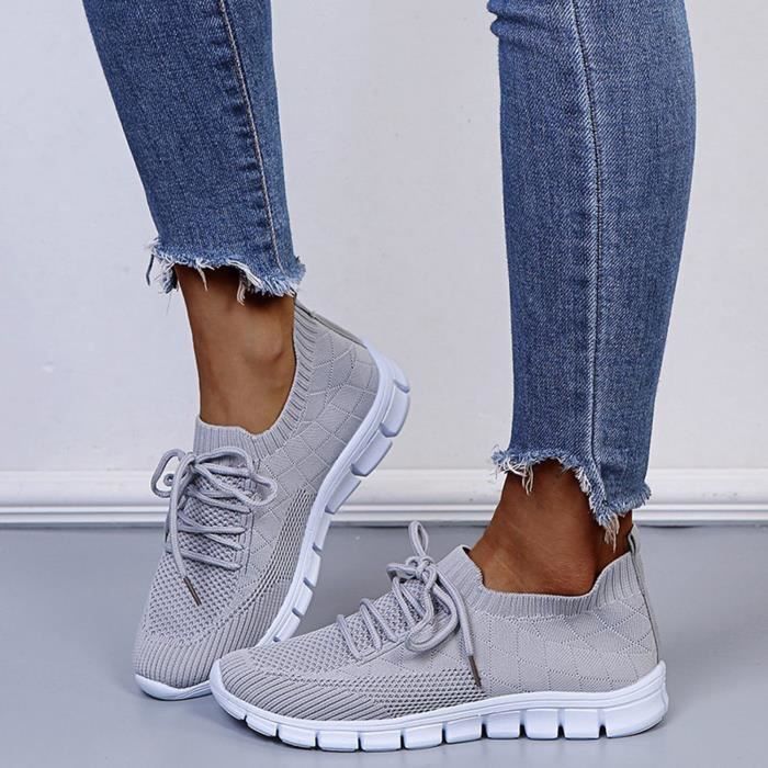 Femmes baskets plateforme décontracté talon compensé athletic sport lacets courir chaussures uk Femmes baskets plateforme décontracté talon compensé athletic sport lacets courir chaussures uk