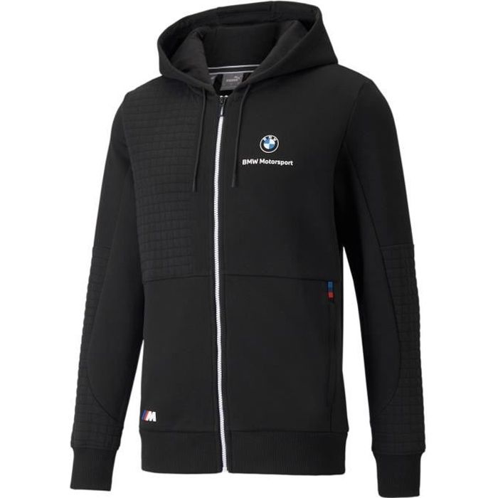 Sweat Homme Puma BMW M Motorsport 531187 01 Noir Cdiscount