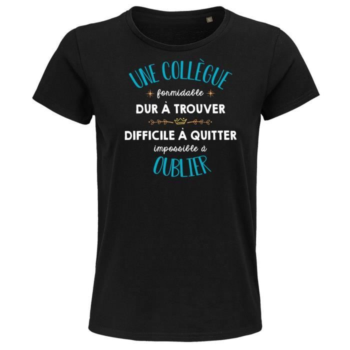 T-shirt Femme Formidable Collègue Cadeau Travail S| Idée Cadeau Travail Boulot Métier Retraite Collègue