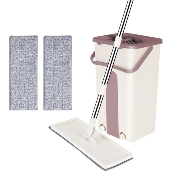 Housse De Serpillère En Coton 60 X 14 Cm - 300 G - Remplacement Pour Balai Plat - Lavable Et Absorbante