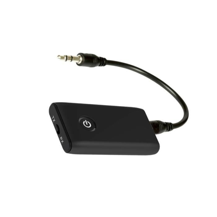 2 en 1 émetteur et récepteur audio sans fil Jack 3,5 mm adaptateur EMETTEUR ACTIONNEUR