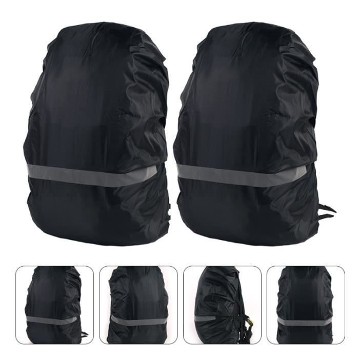 Housse De Pluie Pour Sac à Dos Avec Bandes Réfléchissantes, 30L-40L Housse De Pluie Imperméable Pour Sac à Dos, Housse Sac à Dos Imperméable Pour La