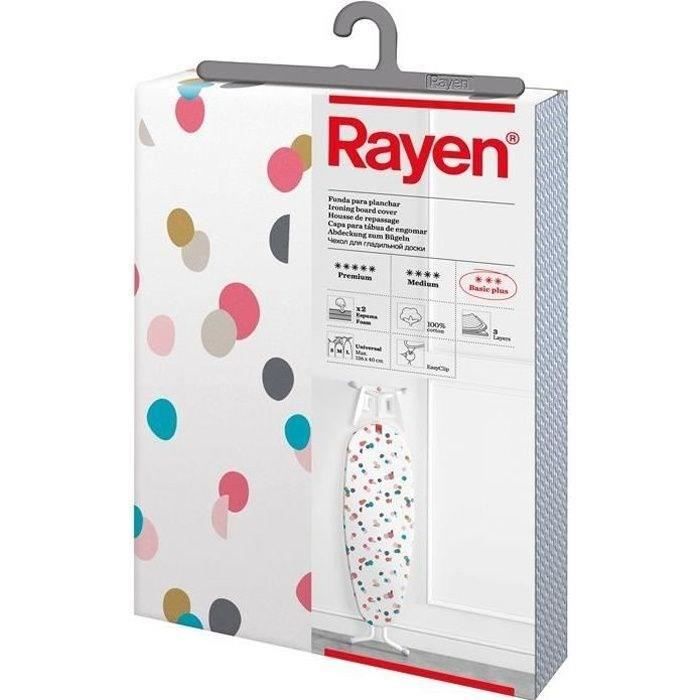 Housse repassage 130x47cm basic plus confetti