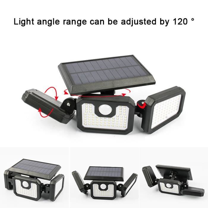 Lampe Solaire Au Sol Éclairage Extérieur Étanche - Noir - Éclairage