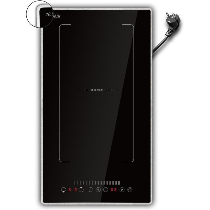 Plaque à Induction 2 Feux Electrolux - 29 Cm, 3650W, Boosters, Minuteur - Domino LIT30231C