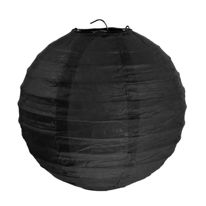 SANTEX Lanterne Boule Papier Noir