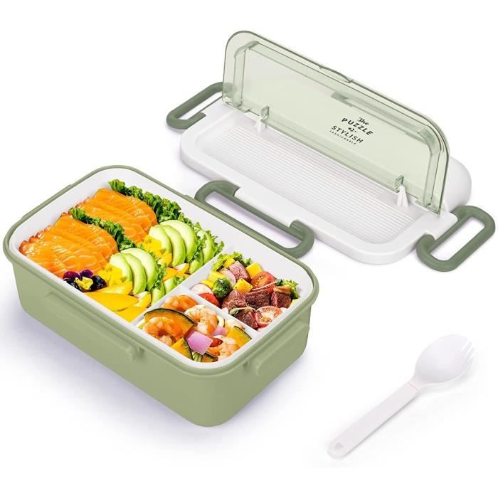 Linoroso Bento Lunch Box Boite Repas pour Adulte avec 3
