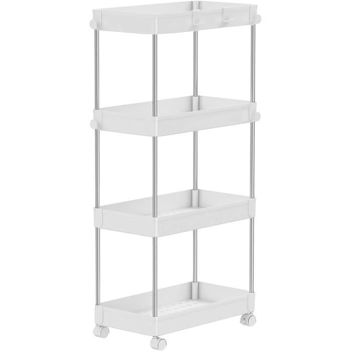 Chariot De Service Meerveil 3 Niveaux - Vintage Industriel | 60x40x76,5cm