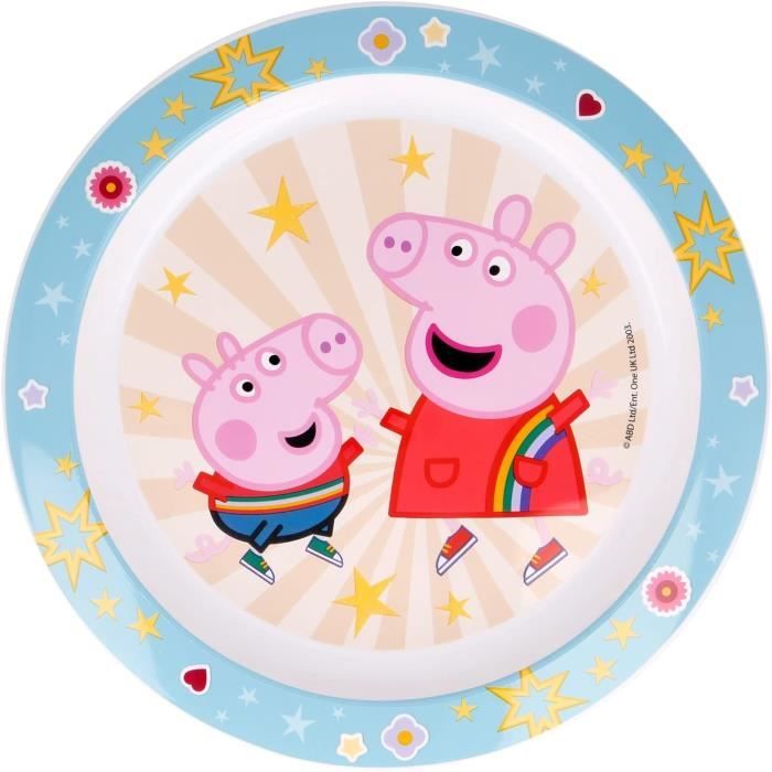 Assiette bébé vert - Peppa Pig