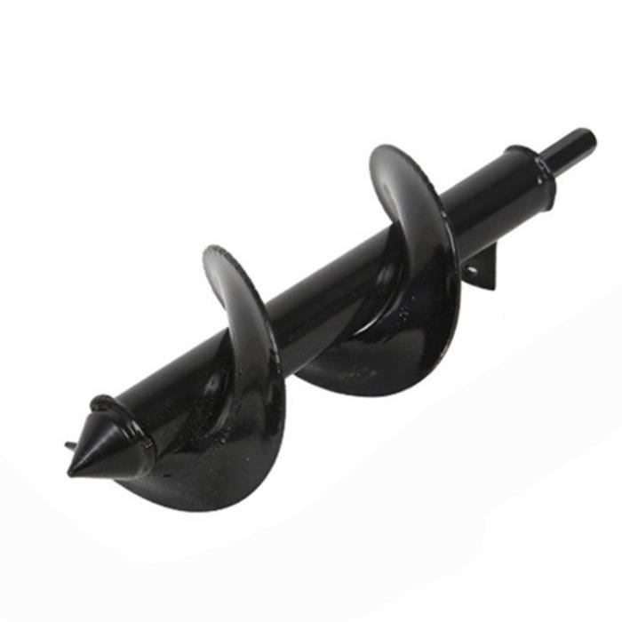 Foret Tarière 150mm Tout Acier - Foret Précis Double Spirale Carbure Avec Adaptateur Hexagonal