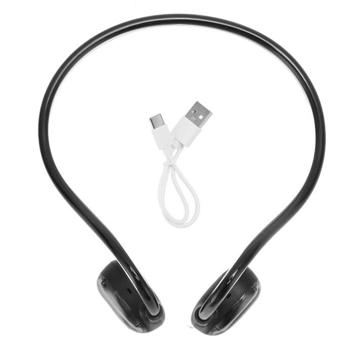 Casque Bluetooth Oreille Ouverte Avec Micro Antibruit - Léger (33g) Pour Bureau, Conduite, 10h Autonomie