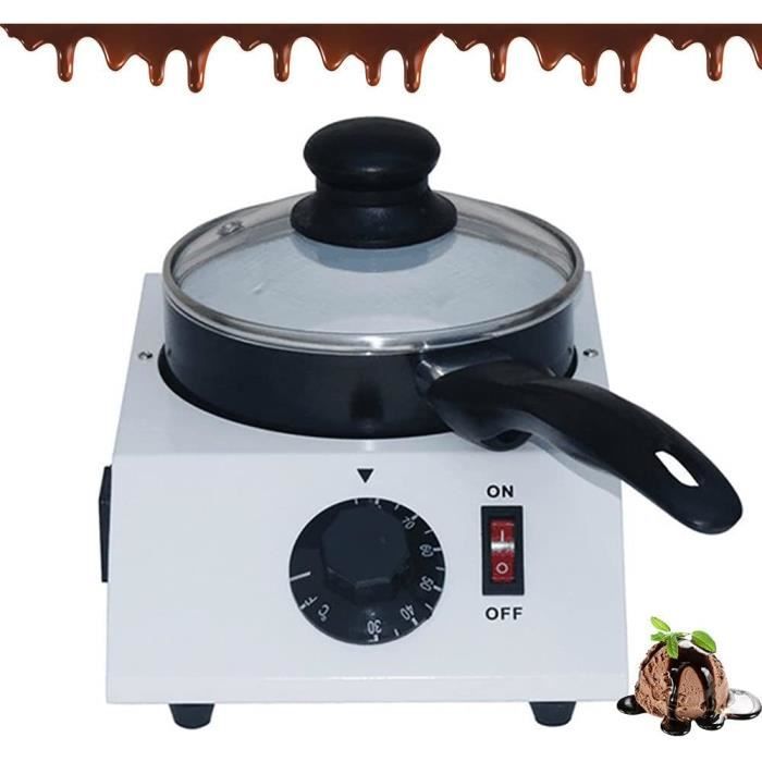 Machine à Fondue Au Chocolat Électrique 40W - Céramique Anti-Adhésive | Parfaite Pour Soirées Et Desserts