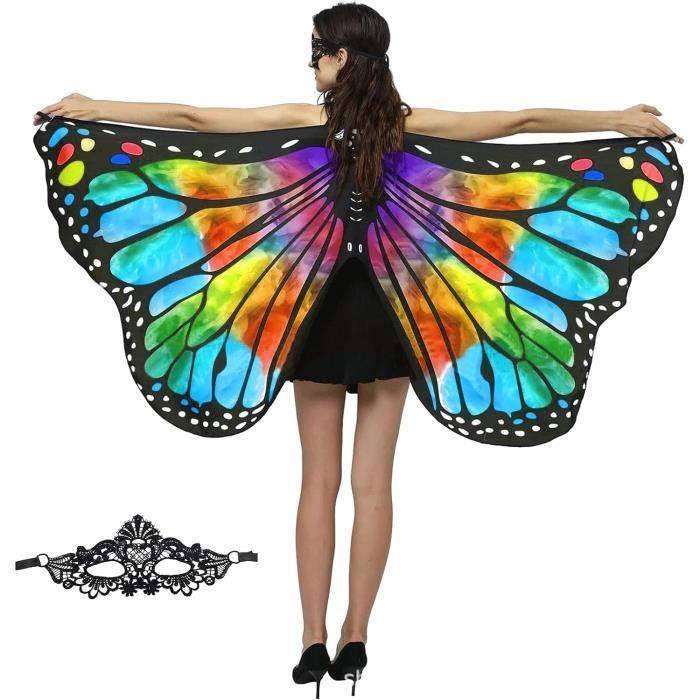 Ailes De Papillon Bleu Pour Enfant - Déguisement Halloween Fun World - Neuf
