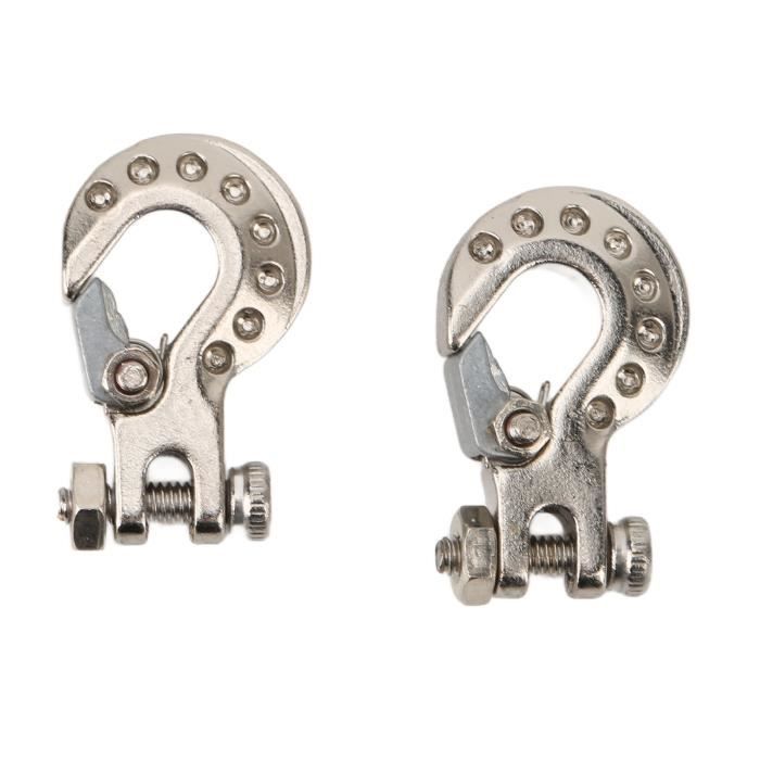 Crochet de remorque RC VGEBY - Accessoire pour voiture RC - Alliage d'aluminium - Petit et léger