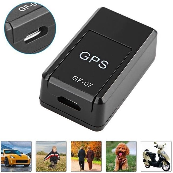 Localisateur de voiture en temps réel de mini GPS, Mini tracker GPS GF-07  En Stock VGEBY, -YES