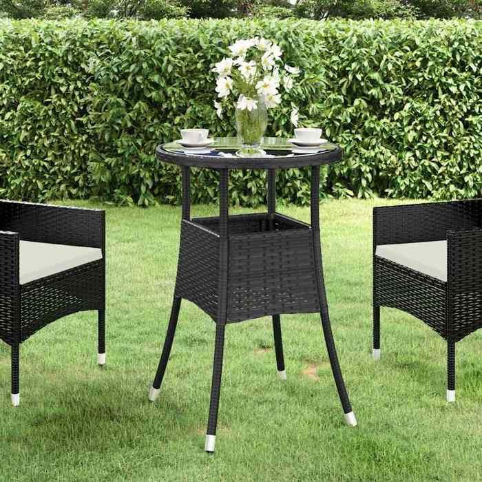 vidaXL Table de jardin Ã˜60x75 cm - vue 2