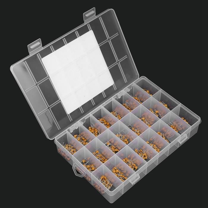 YOSOO Kit de condensateur en céramique 720Pcs Kit d'Assortiment de