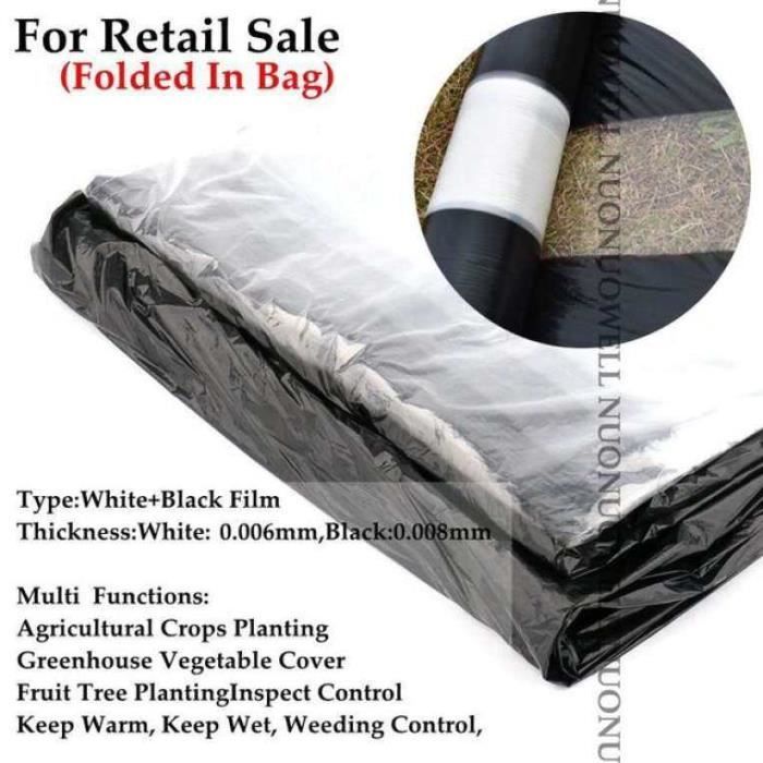 Bache Jardin Anti Mauvaise Herbes Toile De Paillage 10m X 2m