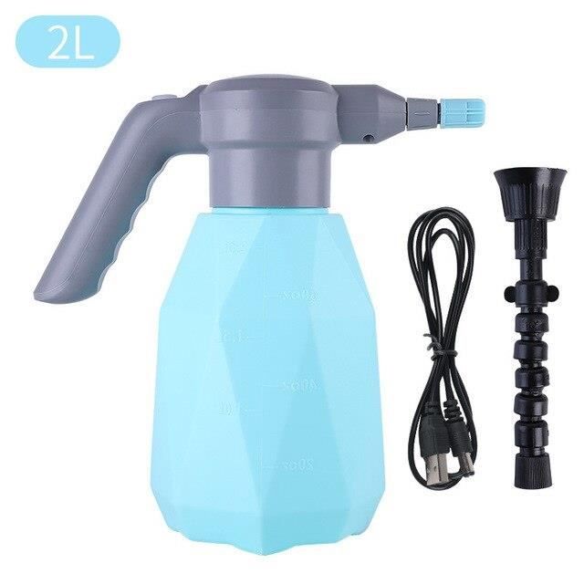 Pulvérisateur électrique Portable - 300 Ml, Batterie 1500 MAh, Atomisation Fine Pour Nettoyage, Soins Cheveux Ou Plantes - 10