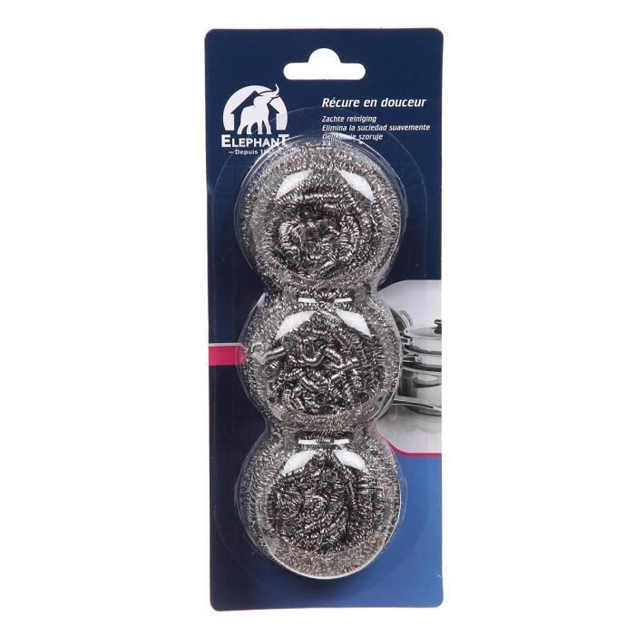 Lot De 3 éponges Lurex WMF - Nettoyage Sans Rayures Pour Vaisselle Et Plaques Vitrocéramiques