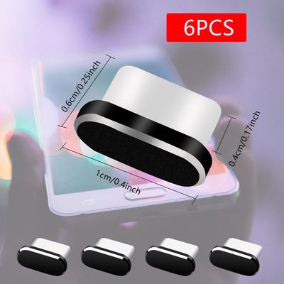 Bouchons Anti-poussière Pour IPhone 5/5S/SE - 2 Sets De 2, Couleur Noire, Marque NOVAGO